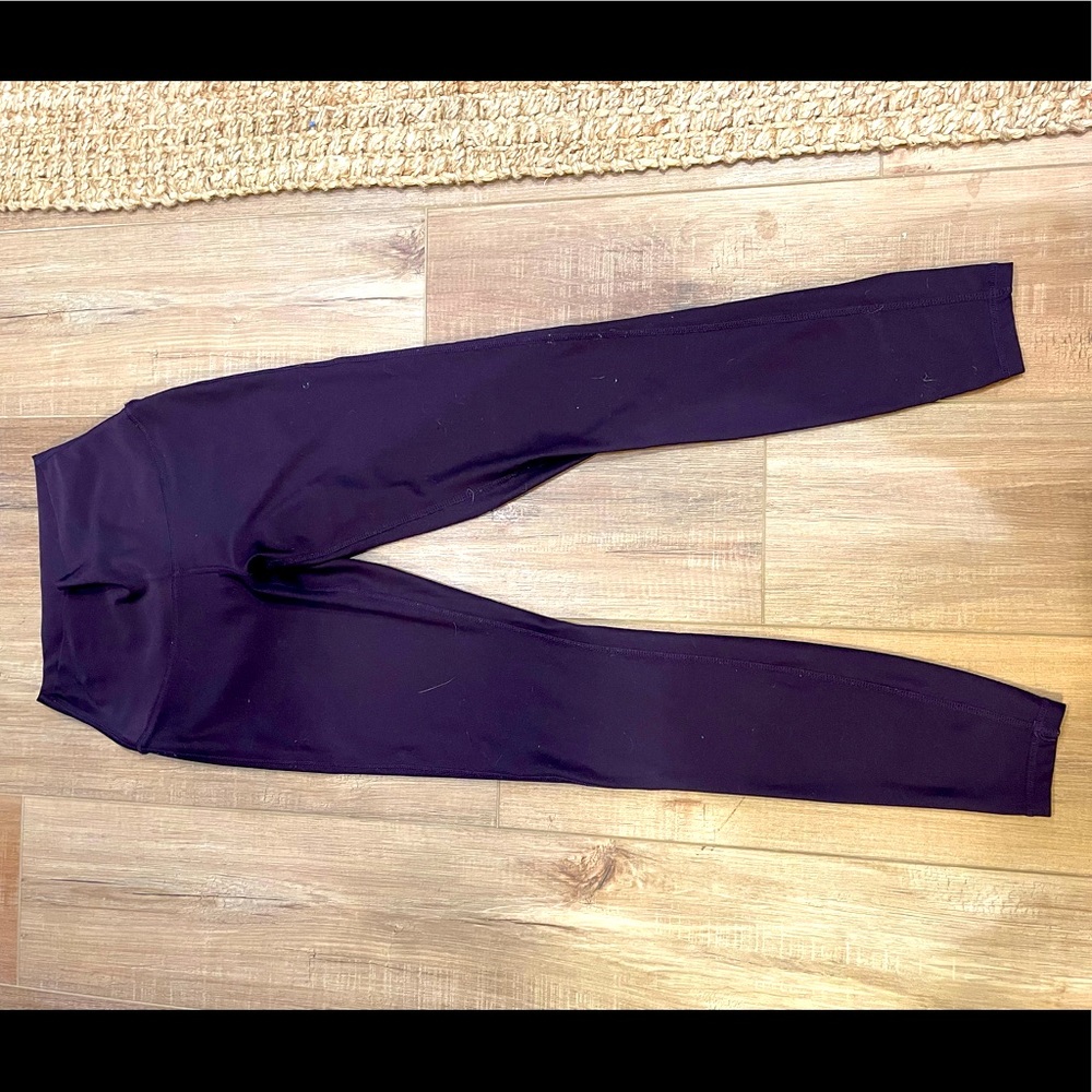 Tesla Eggplant colored Leggings Size XS